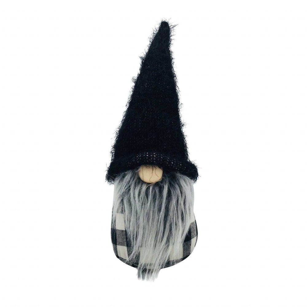 Black and White Buffalo Check Groovy Gnome - Homeroots - Flyclothing LLC