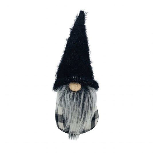 Black and White Buffalo Check Groovy Gnome - Homeroots - Flyclothing LLC