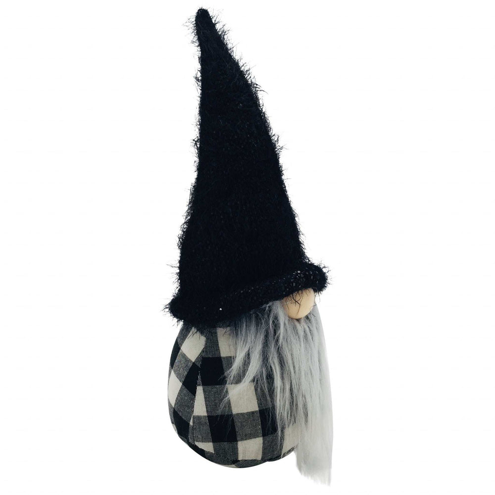 Black and White Buffalo Check Groovy Gnome - Homeroots - Flyclothing LLC