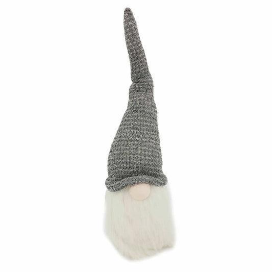 Grey Fabric Gnome with Ultra Long Hat - Homeroots - Flyclothing LLC