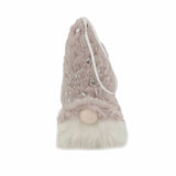 Fluffy Pink and Silver Hanging Light Up Gnome - Homeroots - Flyclothing LLC