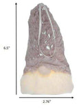Fluffy Pink and Silver Hanging Light Up Gnome - Homeroots - Flyclothing LLC