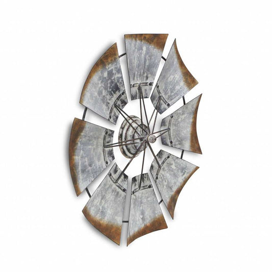 Metal Windmill Shaped Wall Decor - Homeroots - Flyclothing LLC