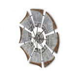 Metal Windmill Shaped Wall Decor - Homeroots - Flyclothing LLC
