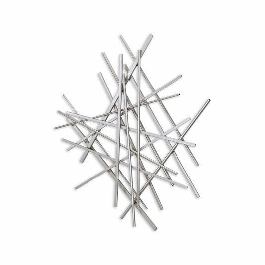Silver Steel Wall Decor - Homeroots - Flyclothing LLC