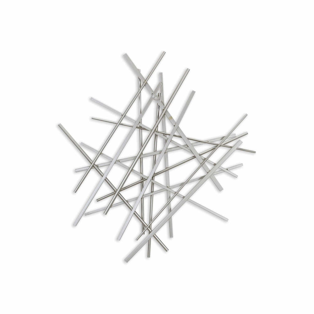 Silver Steel Wall Decor - Homeroots - Flyclothing LLC