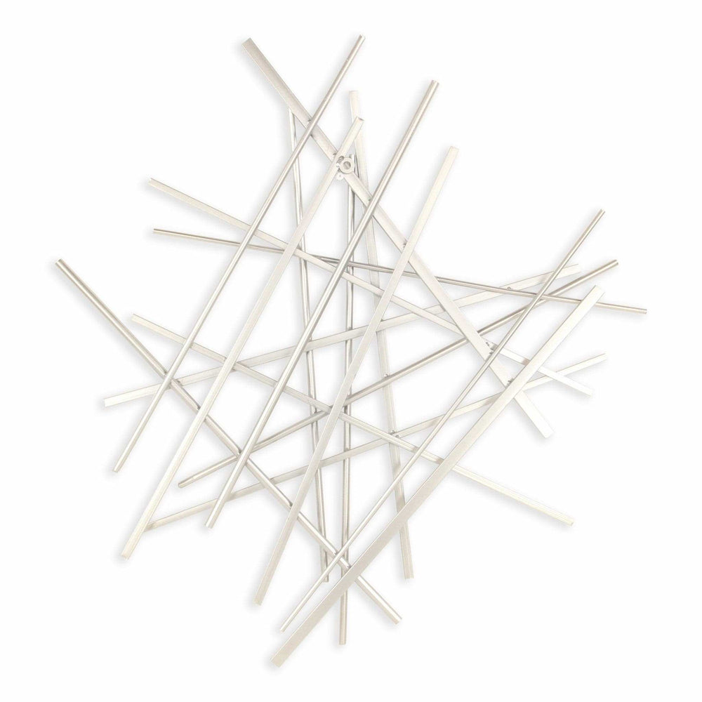 Silver Steel Wall Decor - Homeroots - Flyclothing LLC