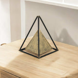 Metal Triangular Decorative Sculpture - Homeroots - Flyclothing LLC