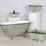 Jumbo Light Gray Bathtub Decorative Sculpture - Homeroots - Flyclothing LLC