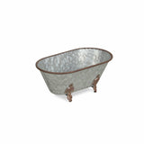 Jumbo Hammered Metal Bathtub Sculpture - Homeroots - Flyclothing LLC
