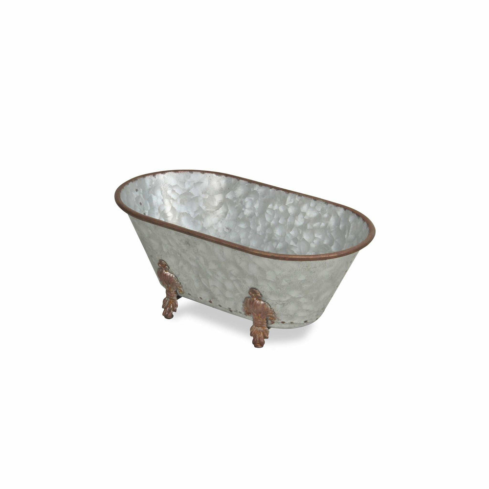 Jumbo Hammered Metal Bathtub Sculpture - Homeroots - Flyclothing LLC