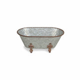Jumbo Hammered Metal Bathtub Sculpture - Homeroots - Flyclothing LLC