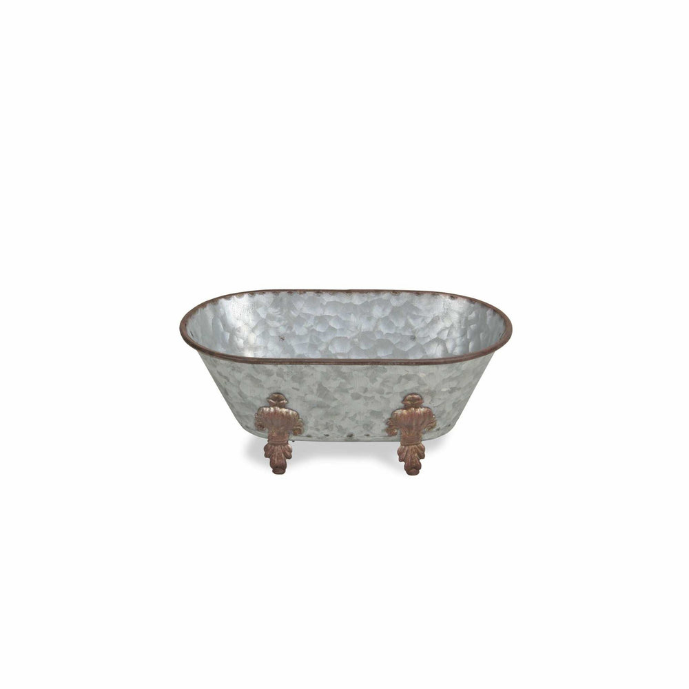 Hammered Metal Bathtub Decorative Sculpture - Homeroots - Flyclothing LLC