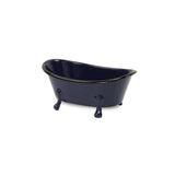 Navy Blue Metal Bath Tub Sculpture - Homeroots - Flyclothing LLC