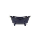 Navy Blue Metal Bath Tub Sculpture - Homeroots - Flyclothing LLC