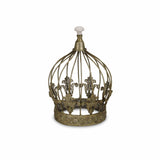 10" Bronze Metal Hand Painted Decorative Crown - Homeroots - Flyclothing LLC