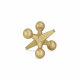 Petite Gold Jack Shaped Decorative Sculpture - Homeroots - Flyclothing LLC
