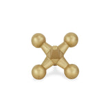 Petite Gold Jack Shaped Decorative Sculpture - Homeroots - Flyclothing LLC