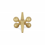 Petite Gold Jack Shaped Decorative Sculpture - Homeroots - Flyclothing LLC