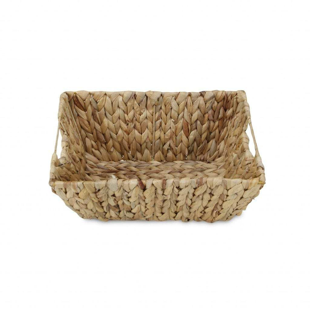 Braided Water Hyacinth Storage Basket - Homeroots - Flyclothing LLC