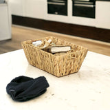 Braided Water Hyacinth Storage Basket - Homeroots - Flyclothing LLC
