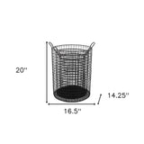 Set of Three Metal Wire Storage Baskets - Homeroots - Flyclothing LLC