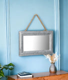 9" Silver Metal Framed Accent Mirror - Homeroots - Flyclothing LLC