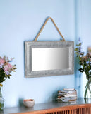 9" Silver Metal Framed Accent Mirror - Homeroots - Flyclothing LLC