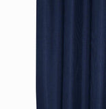 Luxurious Navy Waffle Weave Shower Curtain - Homeroots - Flyclothing LLC