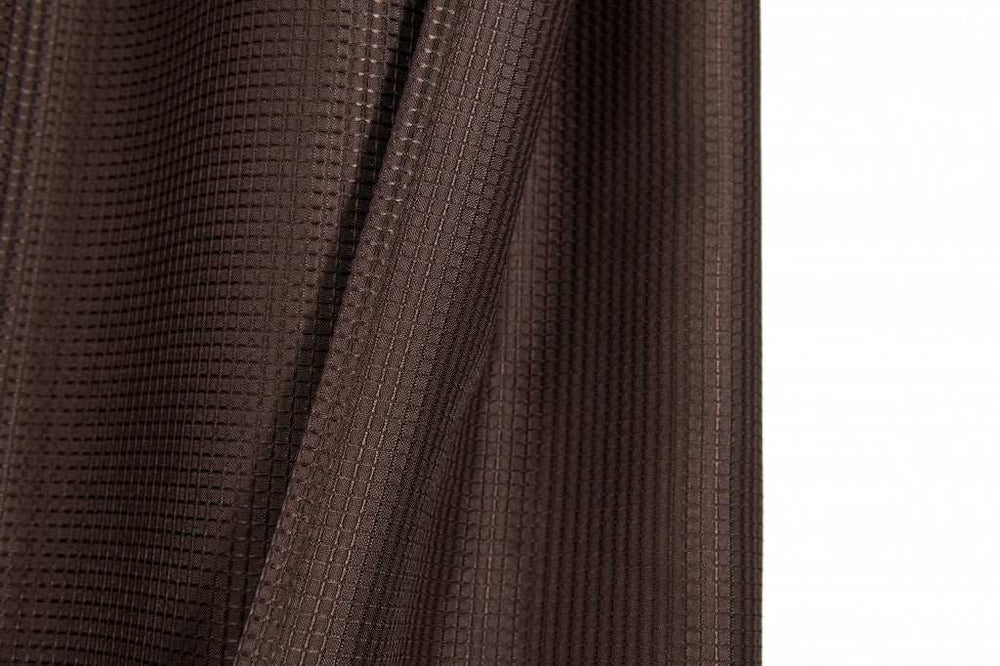 Luxurious Brown Waffle Weave Shower Curtain - Homeroots - Flyclothing LLC