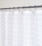 White Puff Sheer Shower Curtain - Homeroots - Flyclothing LLC