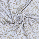 Gold Decorative Medallion Shower Curtain - Homeroots - Flyclothing LLC