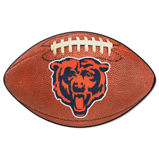 Chicago Bears Football Rug - 20.5in. x 32.5in. - Chicago Bears - Flyclothing LLC