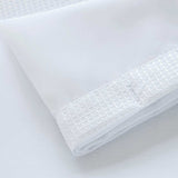 White Sheer and Grid Shower Curtain and Liner Set - Homeroots - Flyclothing LLC