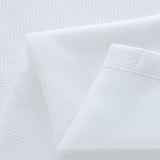 White Sheer and Grid Shower Curtain and Liner Set - Homeroots - Flyclothing LLC