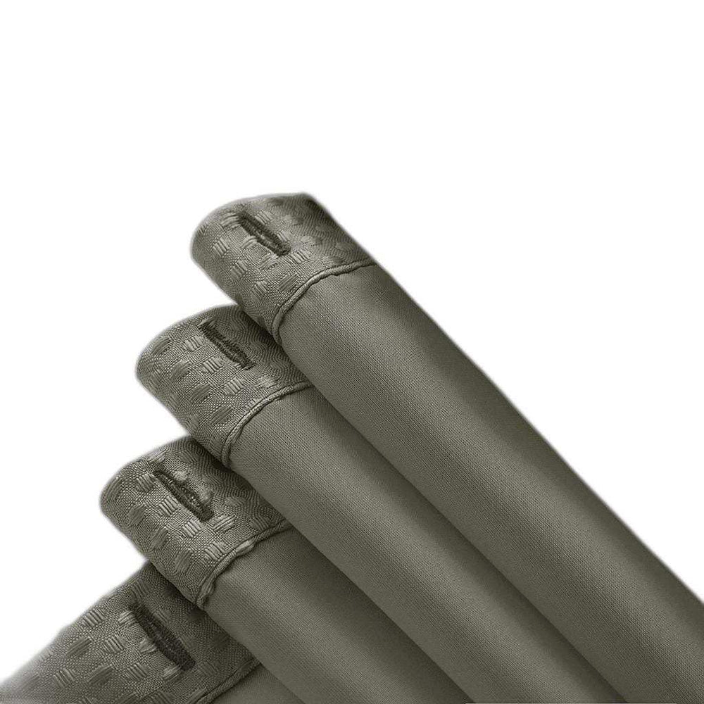 Gray Sheer and Grid Shower Curtain and Liner Set - Homeroots - Flyclothing LLC