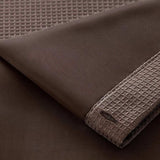 Brown Modern Grid Shower Curtain and Liner Set - Homeroots - Flyclothing LLC