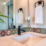 5" X 5" Mediterranean Mash Mosaic Peel and Stick Tiles - Homeroots - Flyclothing LLC