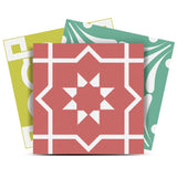 7" X 7" Muted Brights Mosaic Peel and Stick Removable Tiles - Homeroots - Flyclothing LLC