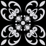 6" X 6" Black White and Gray Mosaic Peel and Stick Tiles - Homeroots - Flyclothing LLC