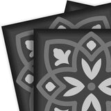 5" X 5" Gray and White Multi Peel and Stick Removable Tiles - Homeroots