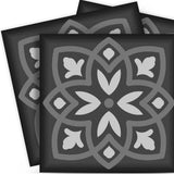 5" X 5" Gray and White Multi Peel and Stick Removable Tiles - Homeroots