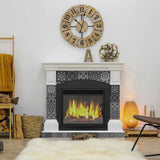 6" X 6" Gray and White Multi Peel and Stick Removable Tiles - Homeroots