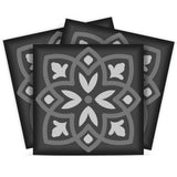 7" X 7" Gray and White Multi Peel and Stick Removable Tiles - Homeroots