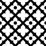 5" X 5" Black and White Dia Peel and Stick Removable Tiles - Homeroots
