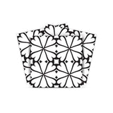 4" X 4" Black and White Pinna Peel and Stick Removable Tiles - Homeroots