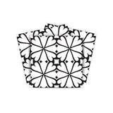 6" X 6" Black and White Clove Peel and Stick Removable Tiles - Homeroots