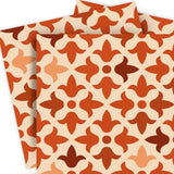 8" X 8" Terra Cotta Tango Peel and Stick Tiles - Homeroots - Flyclothing LLC