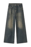 Men's Wide Leg Jeans with Pockets - Trendsi - Flyclothing LLC
