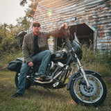 Sargeant - Mens Green Armored Flannel - Unik Just for Bikers - Flyclothing LLC
